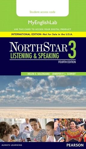 Stock image for NorthStar Listening and Speaking 3 MyEnglishLab, International Edition (4th Edition) - Standalone access card for sale by Iridium_Books
