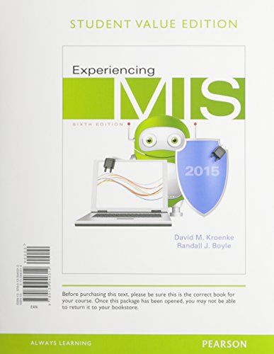 9780134078823: Experiencing Mis + Mymislab With Pearson Etext