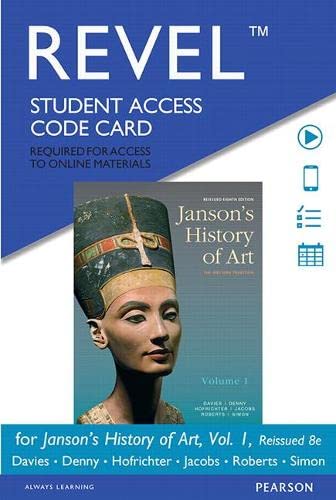 Beispielbild fr Revel for Janson's History of Art: The Western Tradition, Reissued Edition, Volume 1 -- Access Card (8th Edition) zum Verkauf von Textbooks_Source