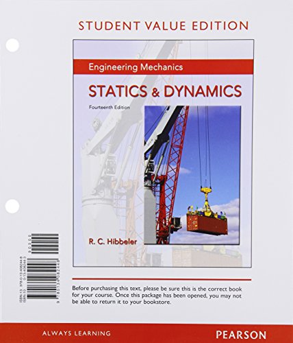 Stock image for Engineering Mechanics: Statics & Dynamics, Student Value Edition for sale by BGV Books LLC