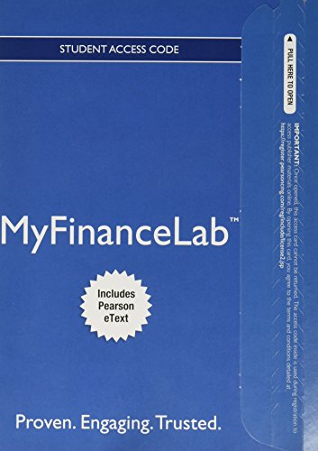 Imagen de archivo de Mylab Finance with Pearson Etext -- Access Card -- For Personal Finance a la venta por Revaluation Books