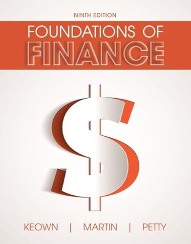 Beispielbild fr Foundations of Finance (Pearson Series in Finance) zum Verkauf von BooksRun