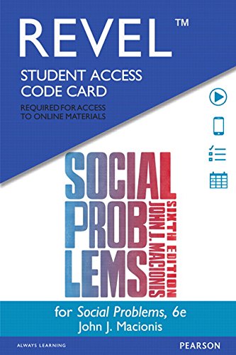 9780134088037: Social Problems Revel Access Code