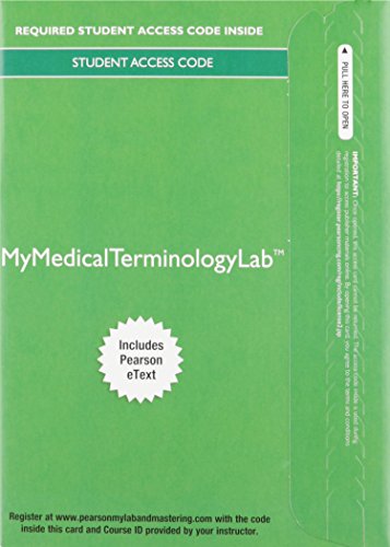 Imagen de archivo de MyLab Medical Terminology with Pearson eText - Access Card - Medical Terminology Complete! a la venta por SecondSale