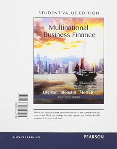 Beispielbild fr Multinational Business Finance, Student Value Edition Plus Mylab Finance with Pearson EText -- Access Card Package zum Verkauf von Better World Books