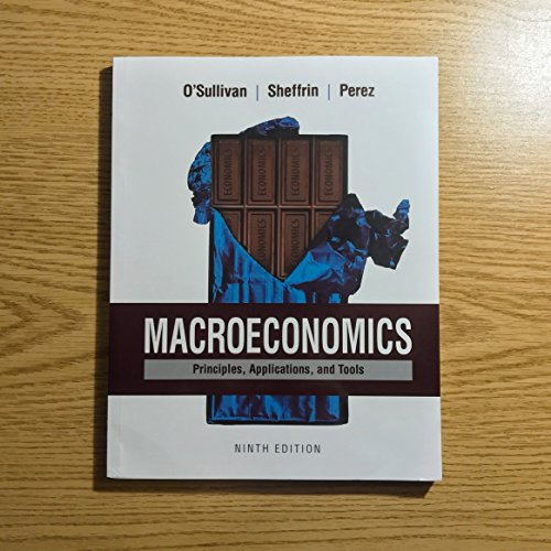 Imagen de archivo de Macroeconomics : Principles, Applications, and Tools a la venta por Better World Books