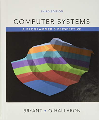 Beispielbild fr Computer Systems: A Programmer's Perspective zum Verkauf von BooksRun