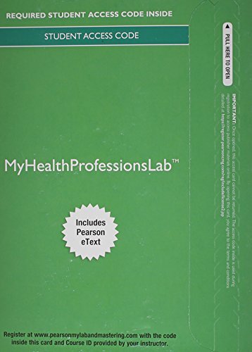 Stock image for MyHealthProfessionsLab with Pearson EText -- Access Card -- for Pearson's Comprehensive Medical Assisting for sale by TextbookRush