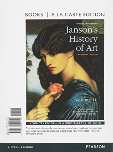 Imagen de archivo de Janson's History of Art: The Western Tradition, Reissued Edition, Volume 2 -- Books a la Carte (8th Edition) a la venta por Textbooks_Source