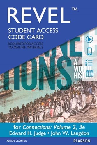 Immagine dell'editore per Connections Revel Access Code: A World History: Since 1400: Vol 2 venduto da Revaluation Books