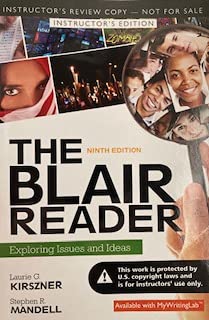 Stock image for Blair Reader 9th edition for sale by Shaker Mill Books