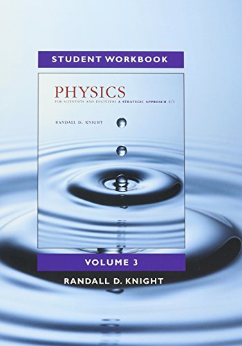 Stock image for Student Workbook for Physics for Scientists and Engineers: A Strategic Approach, Volume 3 (Chapters 36-42) for sale by Palexbooks