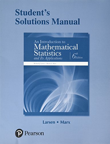 Stock image for An Student Solutions Manual for Introduction to Mathematical Statistics and Its Applications for sale by ThriftBooks-Atlanta