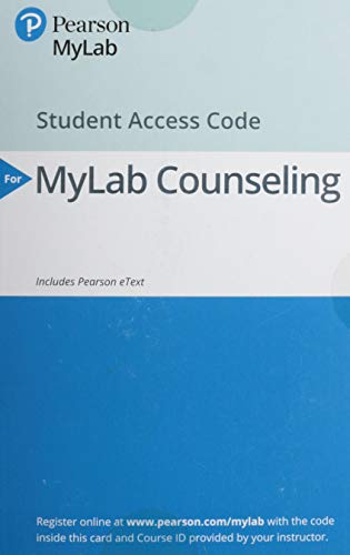 Imagen de archivo de MyCounselingLab with Pearson eText -- Access Card -- for Counseling Strategies and Interventions for Professional Helpers a la venta por Reuseabook