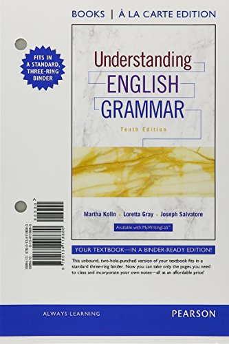 Stock image for Understanding English Grammar: Books a La Carte Edition for sale by Revaluation Books