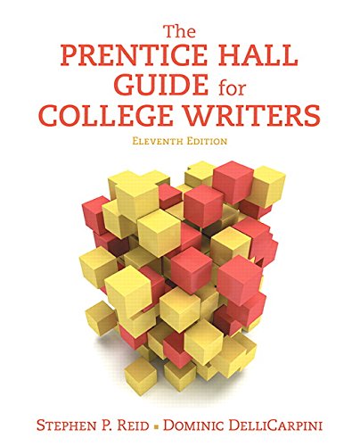 Beispielbild fr The Prentice Hall Guide for College Writers (11th Edition) zum Verkauf von SecondSale