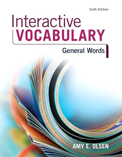 Beispielbild fr Interactive Vocabulary zum Verkauf von BooksRun
