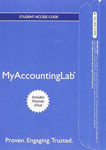 9780134124162: Mylab Accounting with Pearson Etext -- Access Card -- For Prentice Hall's Federal Taxation 2016 Corporations, Partnerships, Estates & Trusts