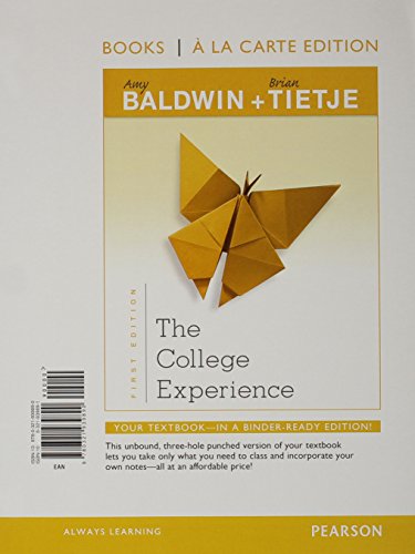 Imagen de archivo de College Experience, The, Student Value Edition Plus NEW MyLab Student Success with Pearson eText -- Access Card Package a la venta por Iridium_Books