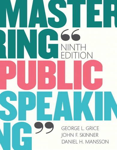 Imagen de archivo de Mastering Public Speaking Plus NEW MyLab Communication for Public Speaking -- Access Card Package a la venta por Textbooks_Source