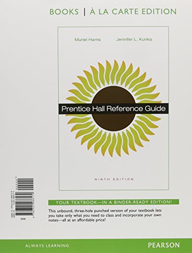 Imagen de archivo de Prentice Hall Reference Guide, Books a la Carte Edition Plus MyLab Writing with Pearson eText -- Access Card Package (9th Edition) a la venta por Iridium_Books