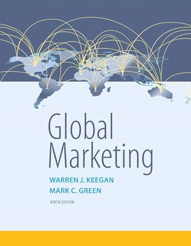 Beispielbild fr Global Marketing zum Verkauf von BooksRun