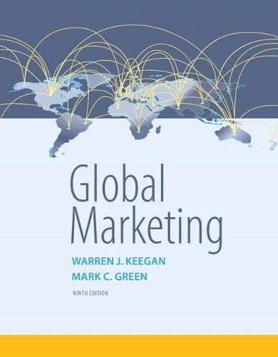 Stock image for Global Marketing for sale by Better World Books
