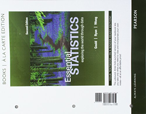 9780134133362: Essential Statistics: Exploring the World Through Data