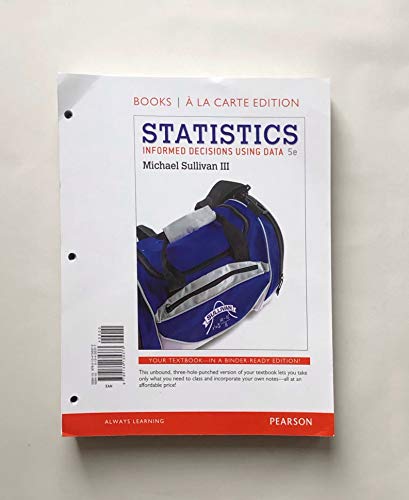 Beispielbild fr Statistics: Informed Decisions Using Data zum Verkauf von BooksRun