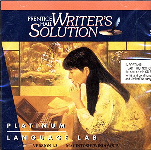 Writer's Solution, Platinum Language Lab, Version 1.3, Macintosh / Windows, Grade 10 (9780134136189) by Prentice Hall