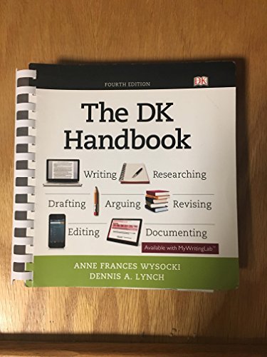 Imagen de archivo de The DK Handbook a la venta por Better World Books: West