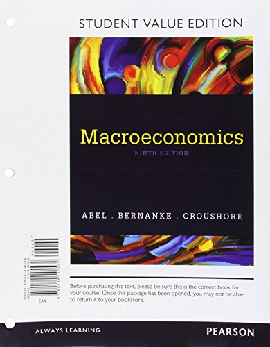 Beispielbild fr Macroeconomics, Student Value Edition zum Verkauf von A Team Books