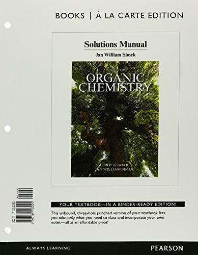 Stock image for Organic Chemistry Solutions Manual , Books a la Carte Edition for sale by Better World Books: West