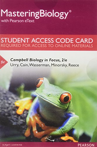 Stock image for Mastering Biology with Pearson eText -- Standalone Access Card -- for Campbell Biology in Focus (2nd Edition) for sale by SecondSale