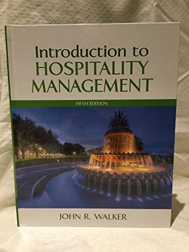 Stock image for Introduction to Hospitality Management (5th Edition) for sale by Bookmans