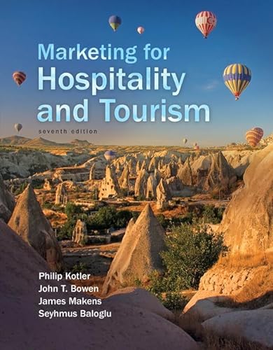Imagen de archivo de Marketing for Hospitality and Tourism a la venta por Indiana Book Company