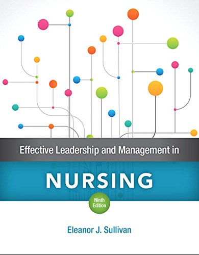 Stock image for Effective Leadership and Management in Nursing for sale by HPB-Red