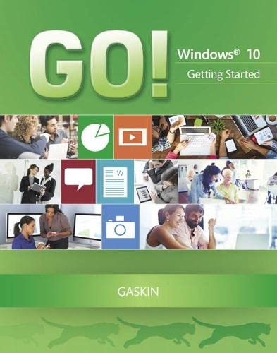 Imagen de archivo de GO! with Windows 10 Getting Started a la venta por Better World Books