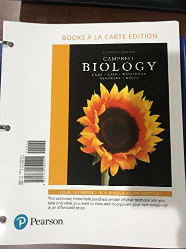 Beispielbild fr Campbell Biology, Books a la Carte Edition zum Verkauf von BooksRun