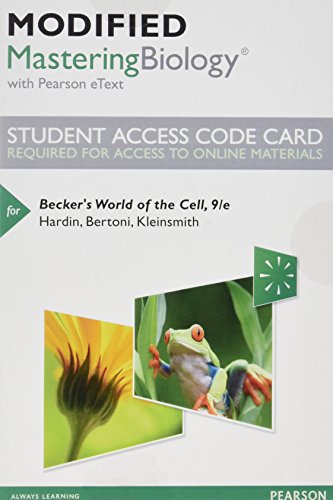 Imagen de archivo de Becker's World of the Cell -- Modified Mastering Biology with Pearson eText Access Code a la venta por Textbooks_Source