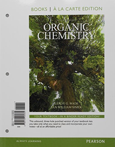 Organic Chemistry, Books a la Carte Edition - Wade, Leroy, Simek, Jan