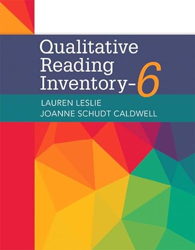 Beispielbild fr Qualitative Reading Inventory zum Verkauf von BooksRun