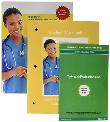 Stock image for Pearson's Comprehensive Medical Assisting, MyLab Health Professions with Pearson eText & Access Card and Student Workbook (3rd Edition) for sale by HPB-Red