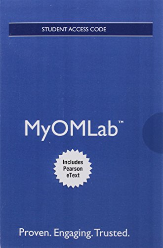 9780134165325: MyOMLab with Pearson eText Access Card: Sustainability and Supply Chain Management