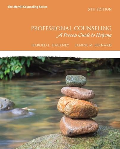9780134165776: Professional Counseling: A Process Guide to Helping