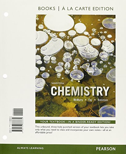 Beispielbild fr Chemistry, Books a la Carte Edition and Modified MasteringChemistry with Pearson EText and ValuePack Access Card zum Verkauf von Better World Books
