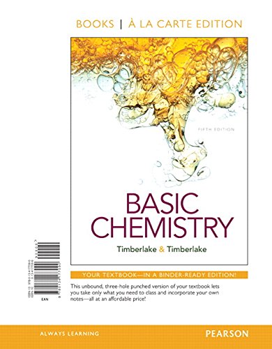 Stock image for Basic Chemistry, Books a la Carte Edition (5th Edition) for sale by A Team Books