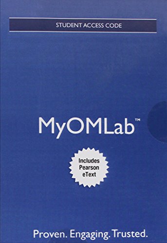 9780134184111: Principles of Operations Mangement Myomlab With Pearson Etext Access Card: Sustainability and Supply Chain Management