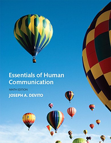Beispielbild fr Essentials of Human Communication (9th Edition) zum Verkauf von SecondSale