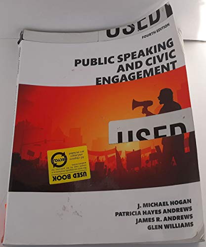 Imagen de archivo de Public Speaking and Civic Engagement (4th Edition) a la venta por HPB-Red